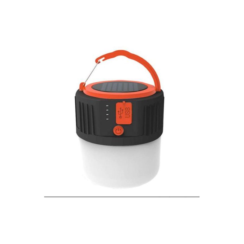 PUREPOWER - Luz de camping LED solar con cargador para teléfono