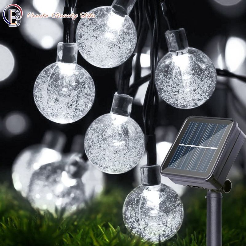 PUREPOWER - Luces exteriores 30 LED 6.5 metros resistente al agua