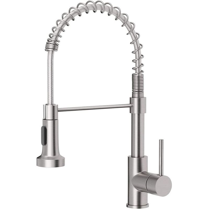 PUREPOWER - Grifo de cocina 360 extensible de acero inoxidable