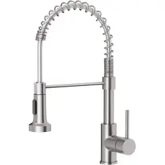 PUREPOWER - Grifo de cocina 360 extensible de acero inoxidable