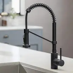 PUREPOWER - Grifo de cocina metálico de una llave.