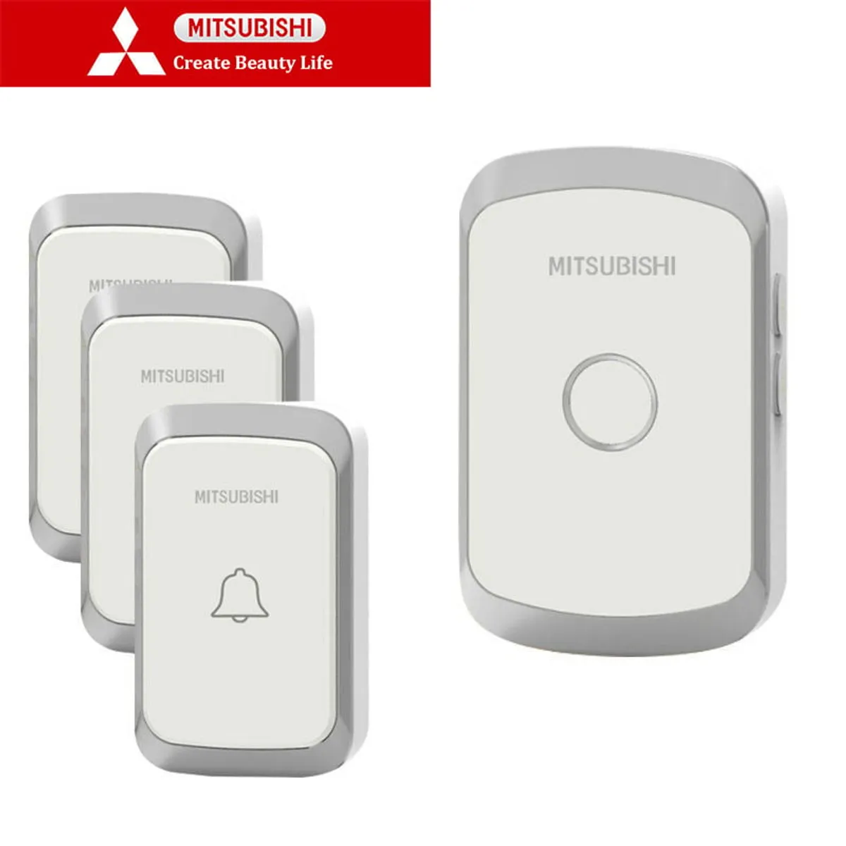 PUREPOWER - Mitsubishi timbre inteligente inalámbrico autogenerador hogar oficina