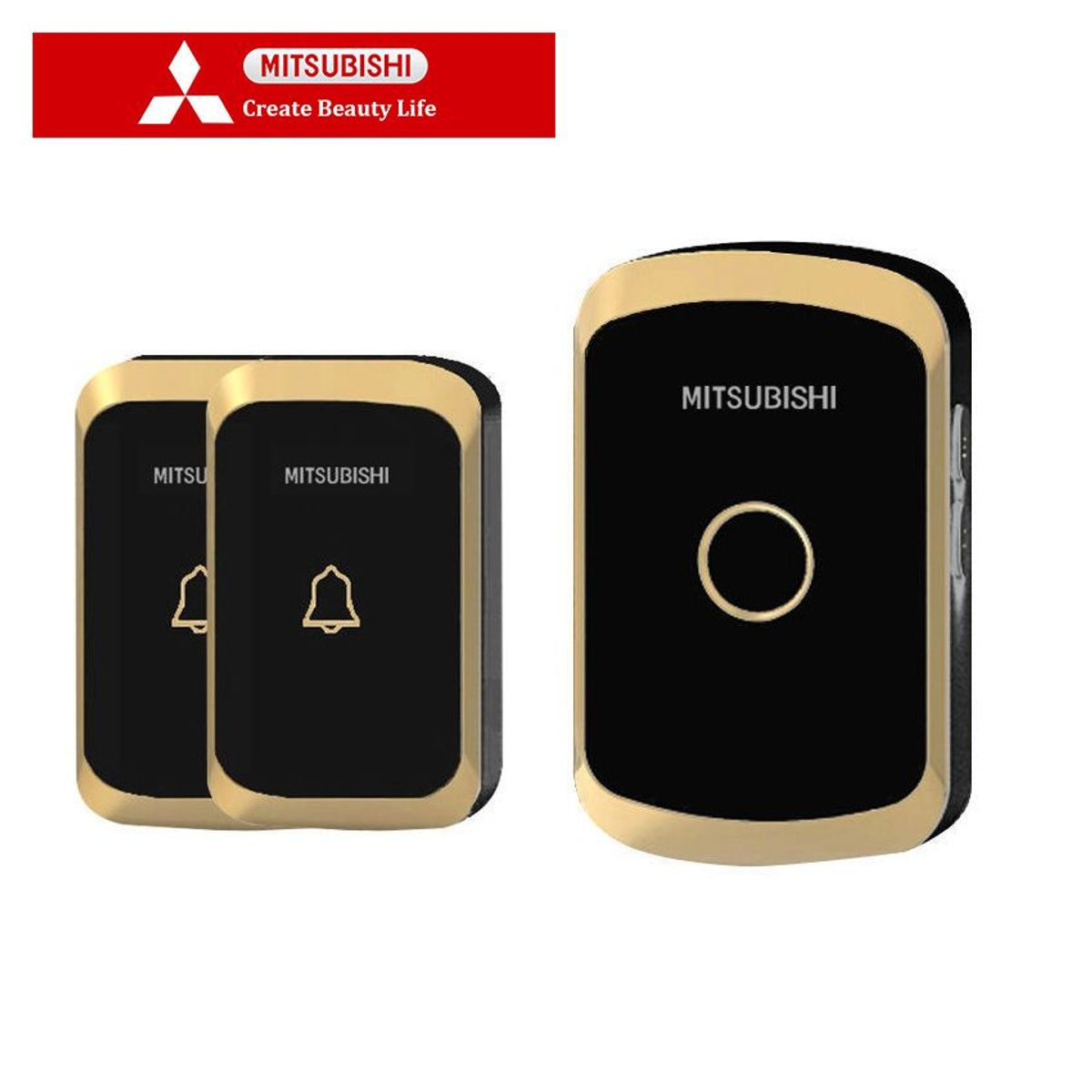 PUREPOWER - Mitsubishi timbre inteligente inalámbrico autogenerador hogar oficina