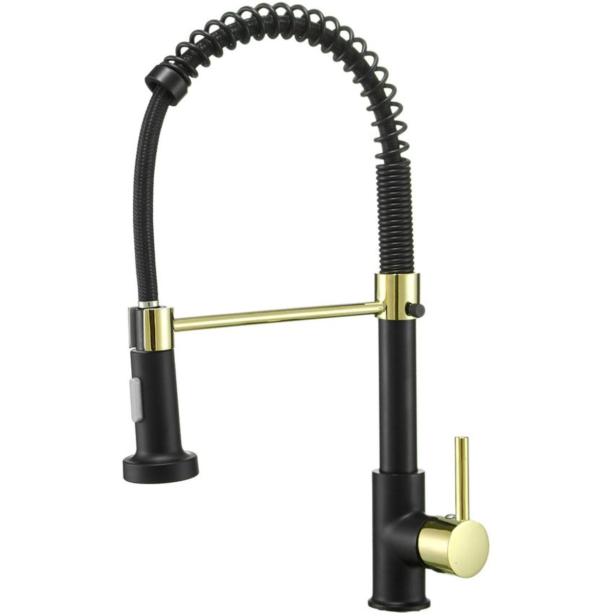 PUREPOWER - Grifo de cocina para lavaplatos monocromado extensible