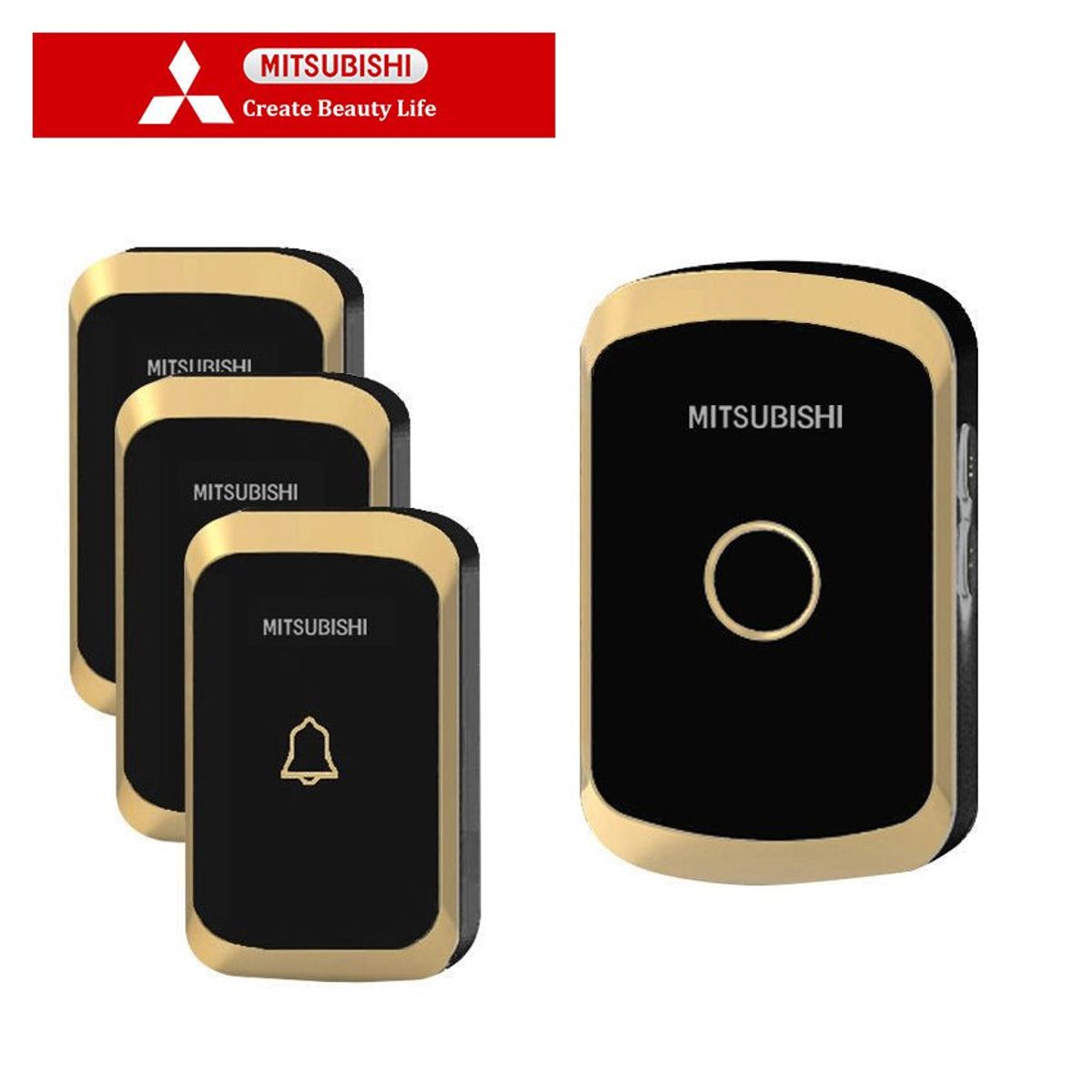 PUREPOWER - Mitsubishi timbre inteligente inalámbrico autogenerador hogar oficina