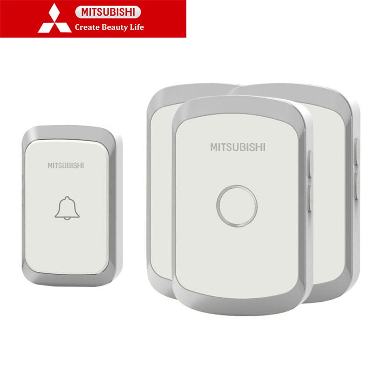 PUREPOWER - Mitsubishi timbre inteligente inalámbrico autogenerador hogar oficina