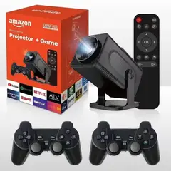 PUREPOWER - HY320 4K260 ANSI Smart Projector with WiFi 6 BT 50 Screen Adjustment