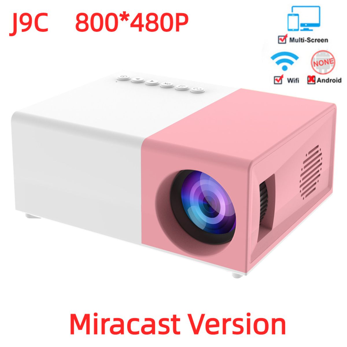PUREPOWER - 2025 New proyector ultra portail LED HD 1080P projector wifi  - j9