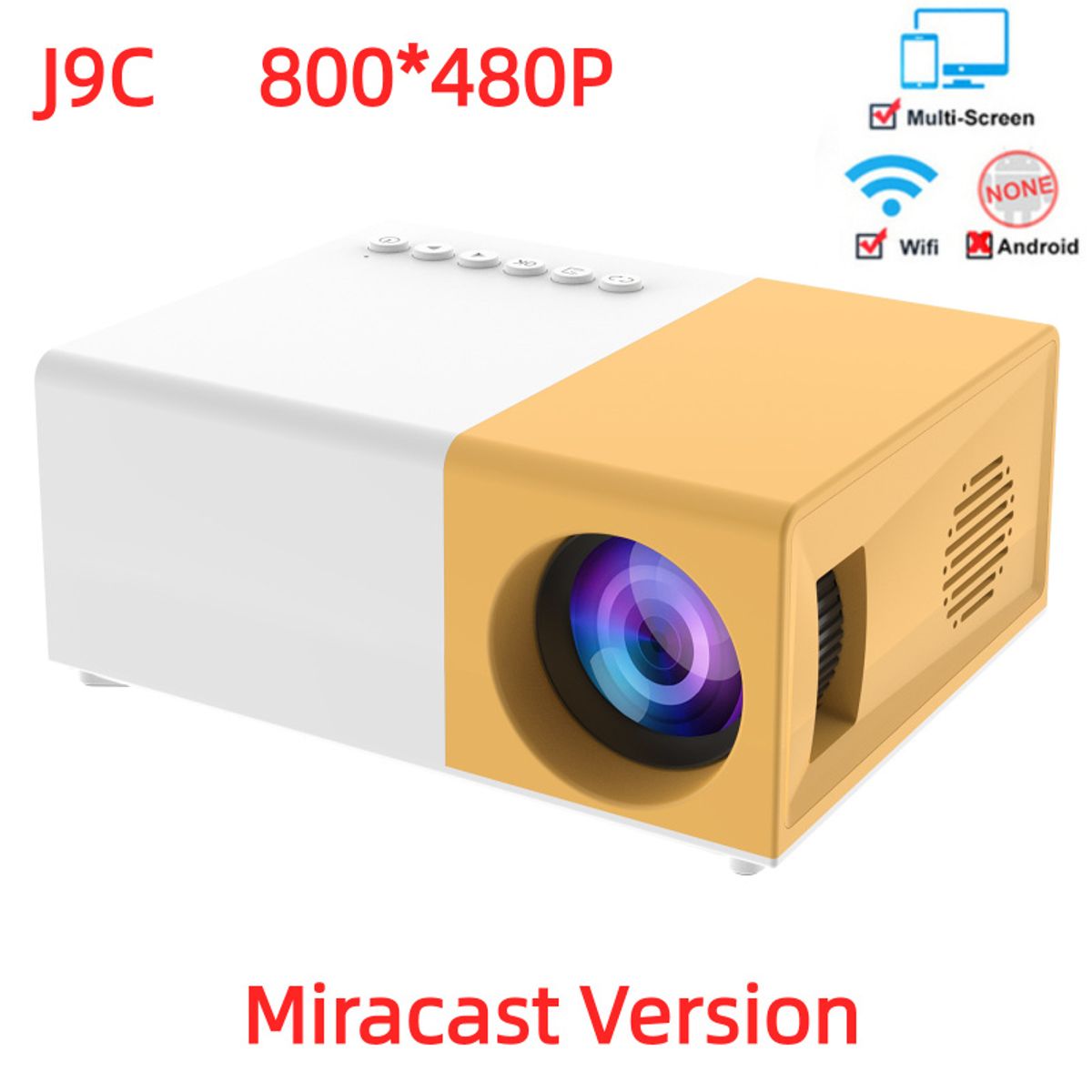 PUREPOWER - 2025 New proyector ultra portail LED HD 1080P projector wifi  - j92