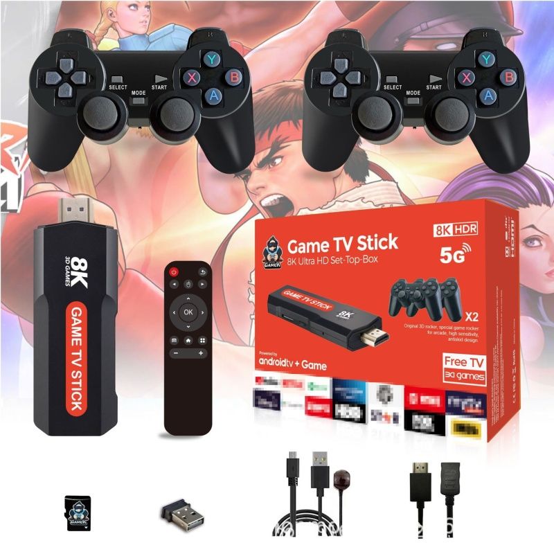 PUREPOWER - X2 plus 8k retro Game stick videojuego doméstico de alta definición