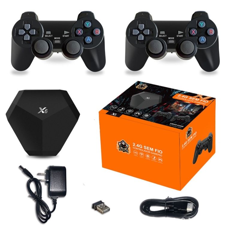 PUREPOWER X6 retro Game stick videojuego doméstico de alta definición