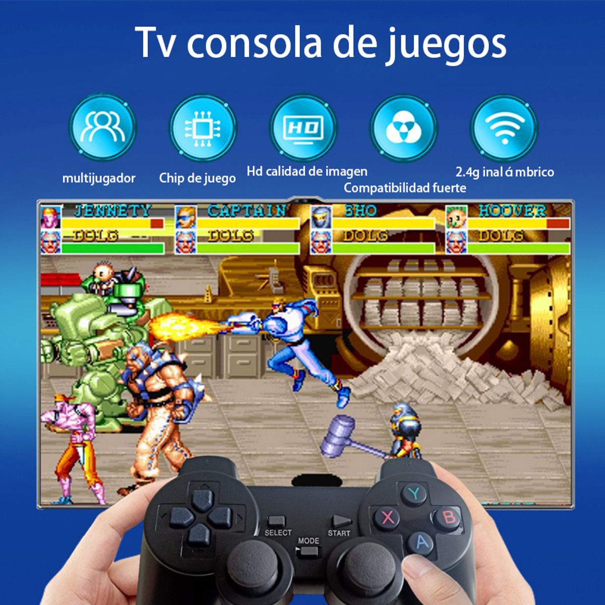 PUREPOWER - X6  retro Game stick videojuego doméstico de alta definición