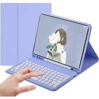 Funda con tecladoEspañol Incluye Ñ para Galaxy Tab S6 Lite