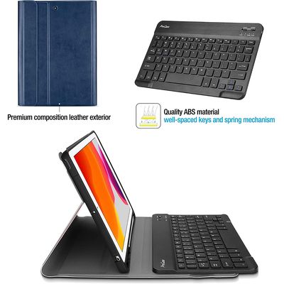 Imagen 2 del producto Funda con teclado Español Incluye Ñ para Galaxy Tab A7 Lite 8.7 - Azul