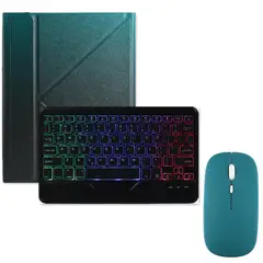 PUREPOWER - Funda con teclado De Backlight y Raton Para iPad 9 8 o 7