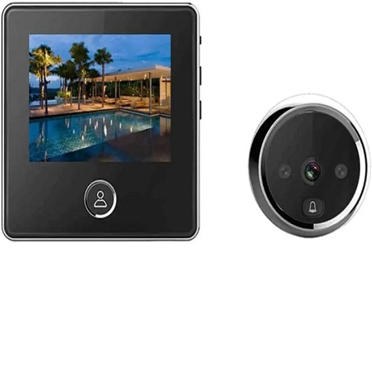 PUREPOWER - Mirilla de puerta digital inalámbrica con visión nocturna