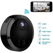 PUREPOWER - Cámara de seguridad para interiores inalámbrica WiFi 1080p