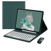 Funda con Ñ teclado y Mouse para iPad 9, 8 o 7 de 10.2""