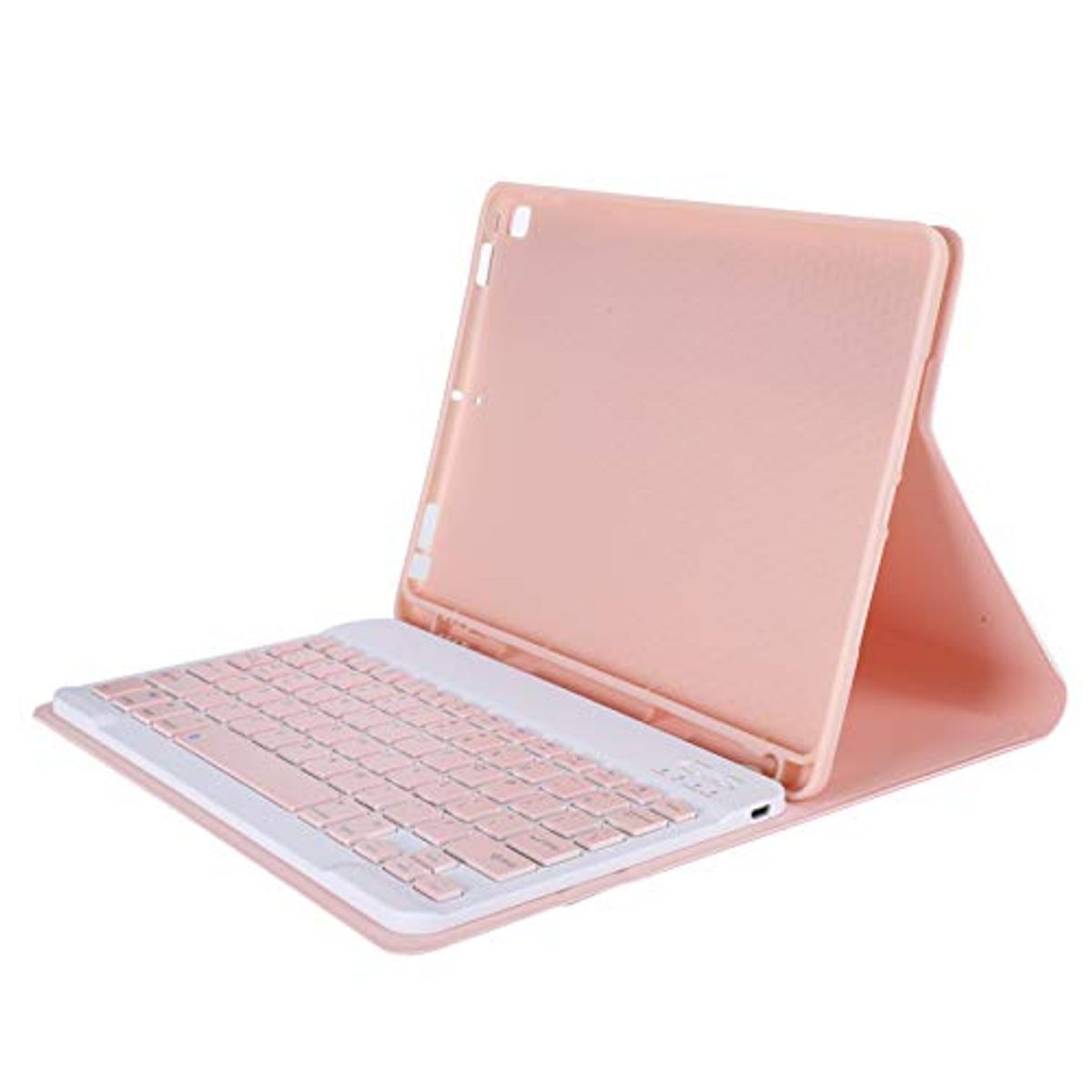 PUREPOWER - Funda con Ñ teclado de Backlight iPad Air 4 o 5 -Rosa..