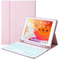 Funda con Ñ teclado para Xiaomi Pad 5 - Rosado