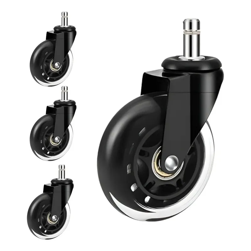 GENERICO - Pack X4 Ruedas Giratorias 3 Pulgadas Rueda Multiuso