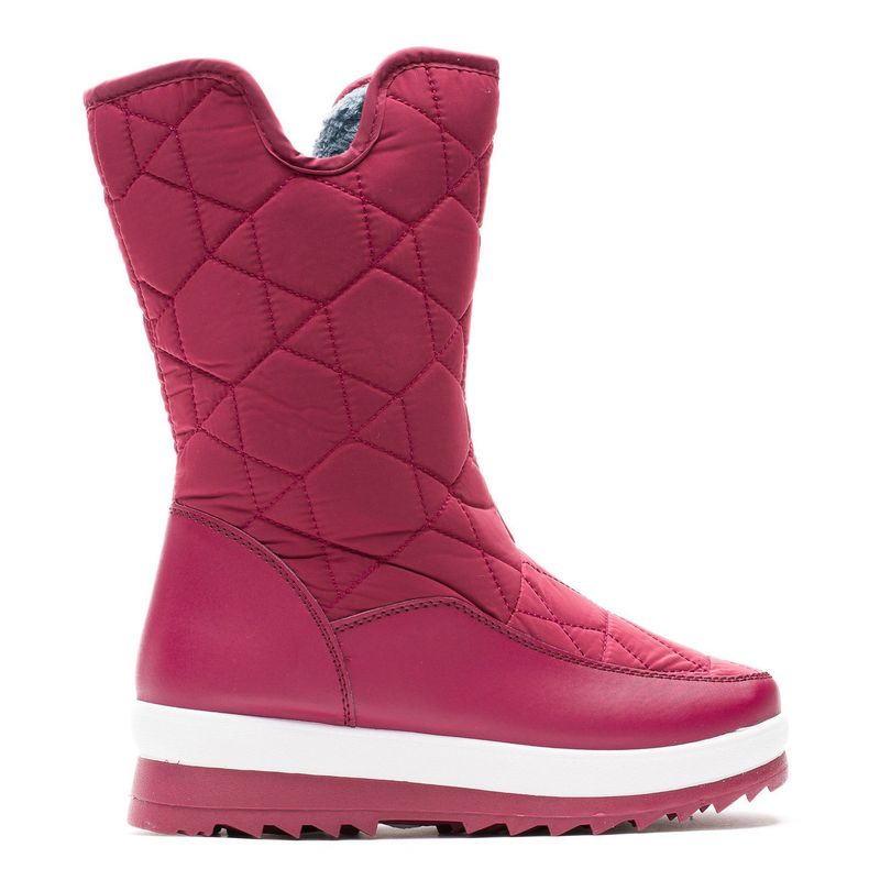 CHINITOWN - Bota Impermeable Mujer Burdeo Yunari Chinitown