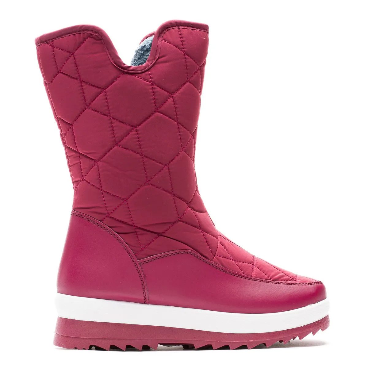 CHINITOWN - Bota Impermeable Mujer Burdeo Yunari Chinitown