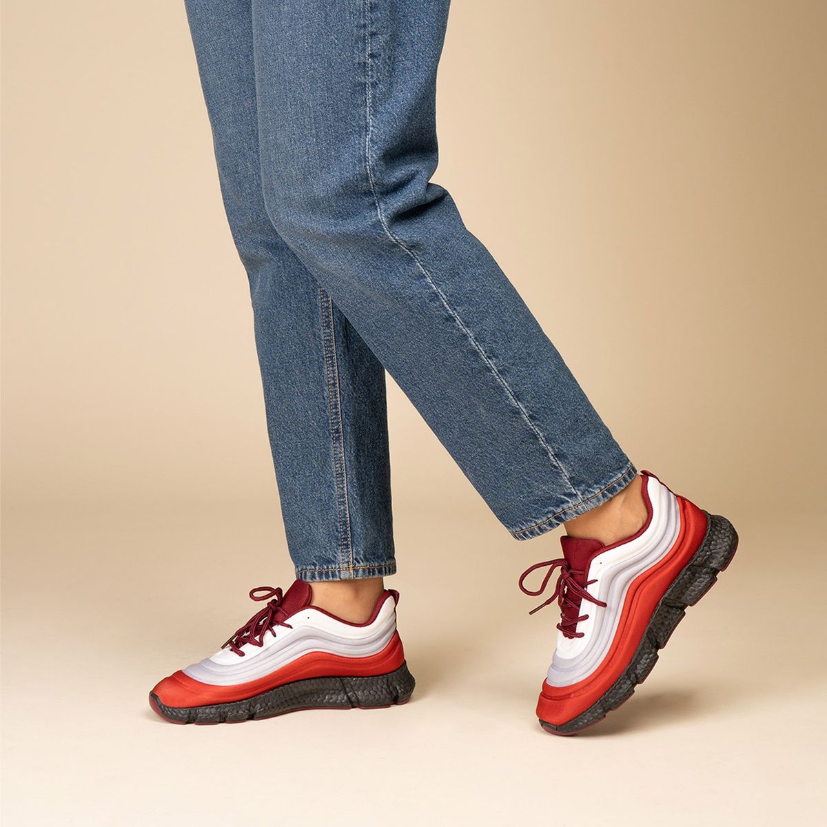 CHINITOWN - Zapatilla Deportiva Mujer Burdeo Ebba Chinitown