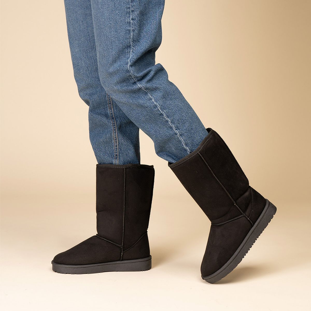 CHINITOWN - Bota Comfy Mujer Negro Celia Chinitown