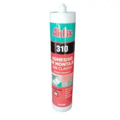 AKFIX - Silicona Adhesivo De Montaje 310 Ml. (sin clavos).