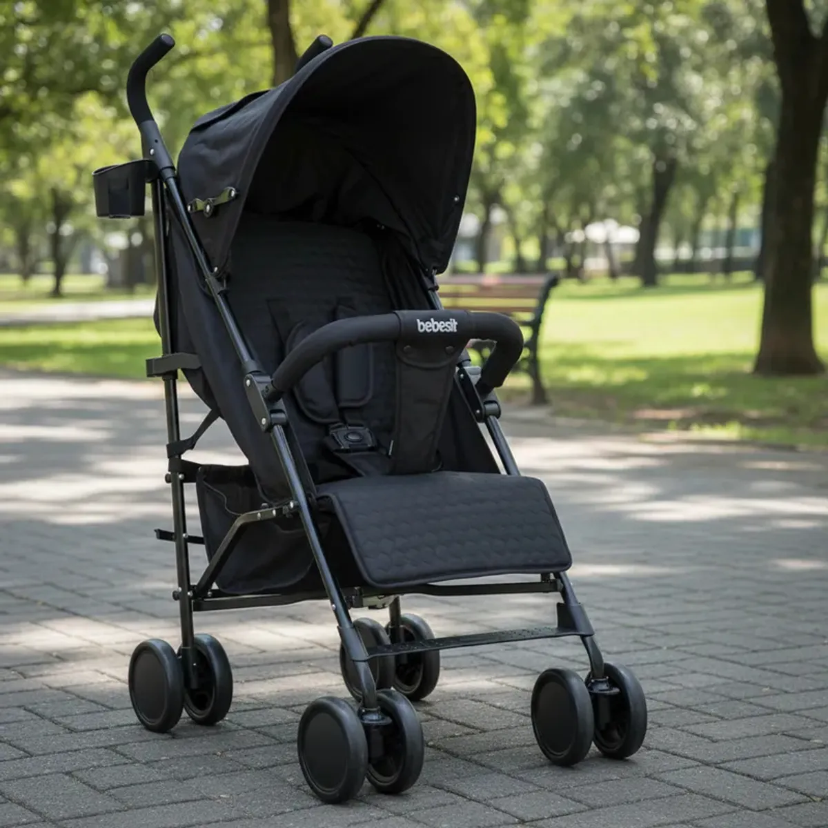 BEBESIT - Coche Paragua Khronos Negro Bebesit