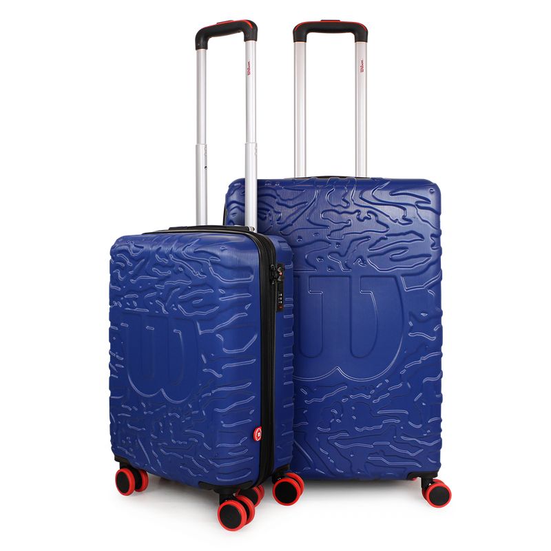 WILSON - Pack 2 maletas S+M cabina y mediana azul Vermont Wilson