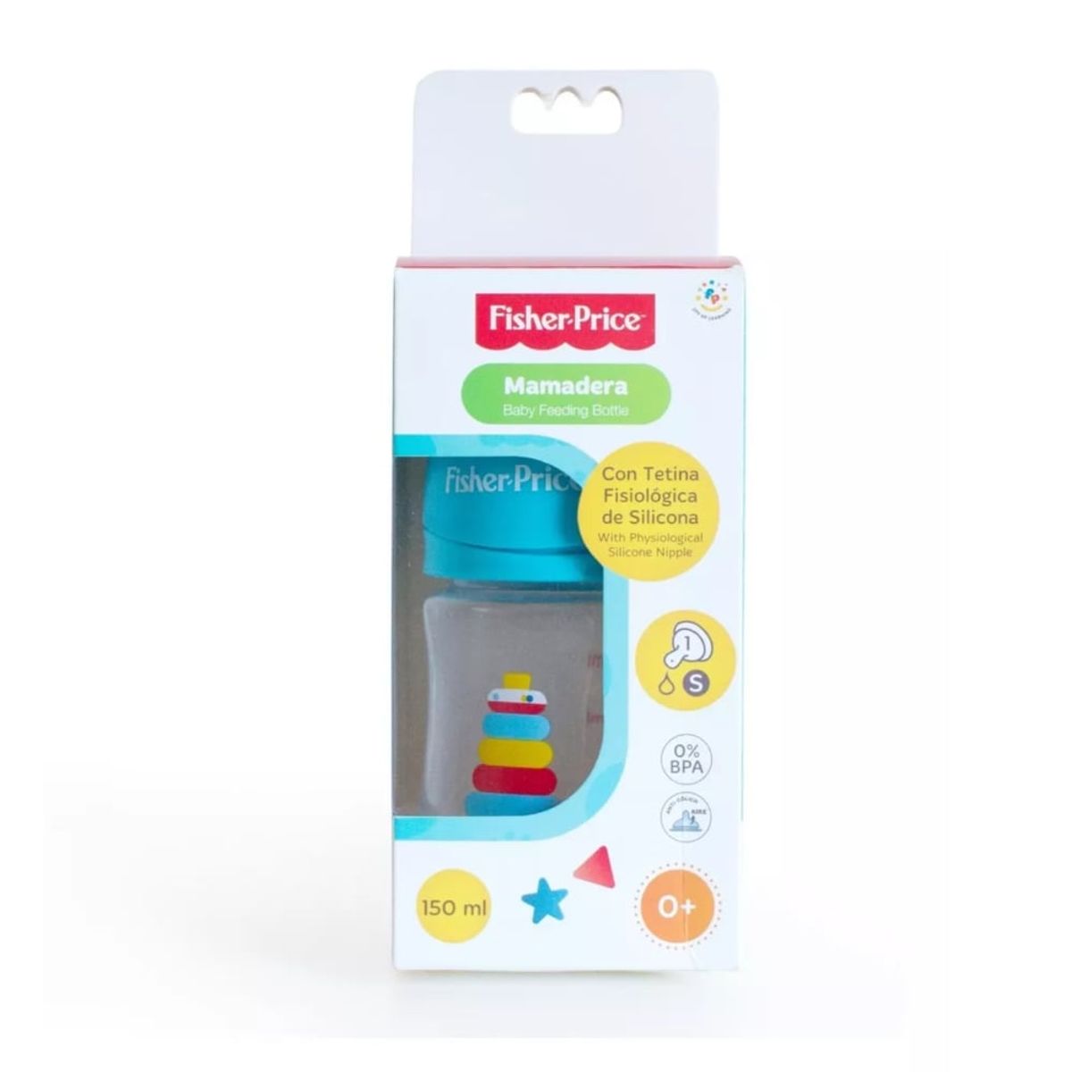 FISHER PRICE - Mamadera Boca Ancha FISHER PRICE 150 ml