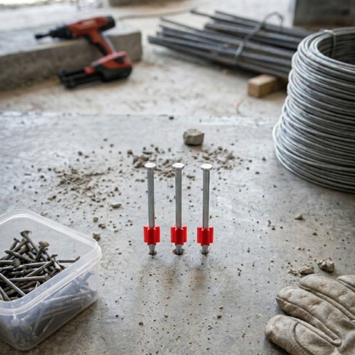 GENERICO - Clavo Hilti disparo SDM 2 pulgadas 100 unidades