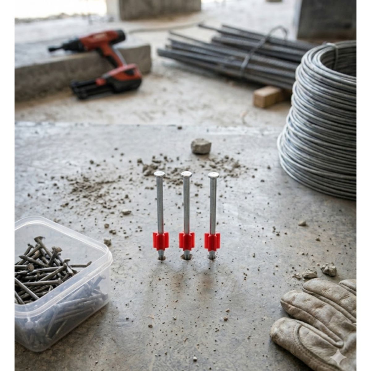 GENERICO - Clavo Hilti disparo SDM 2 pulgadas 100 unidades