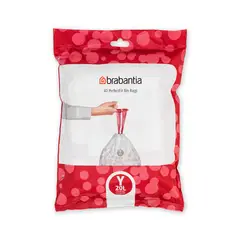 BRABANTIA - Bolsas de basura PerfectFit Y 20 LT 40 bolsas