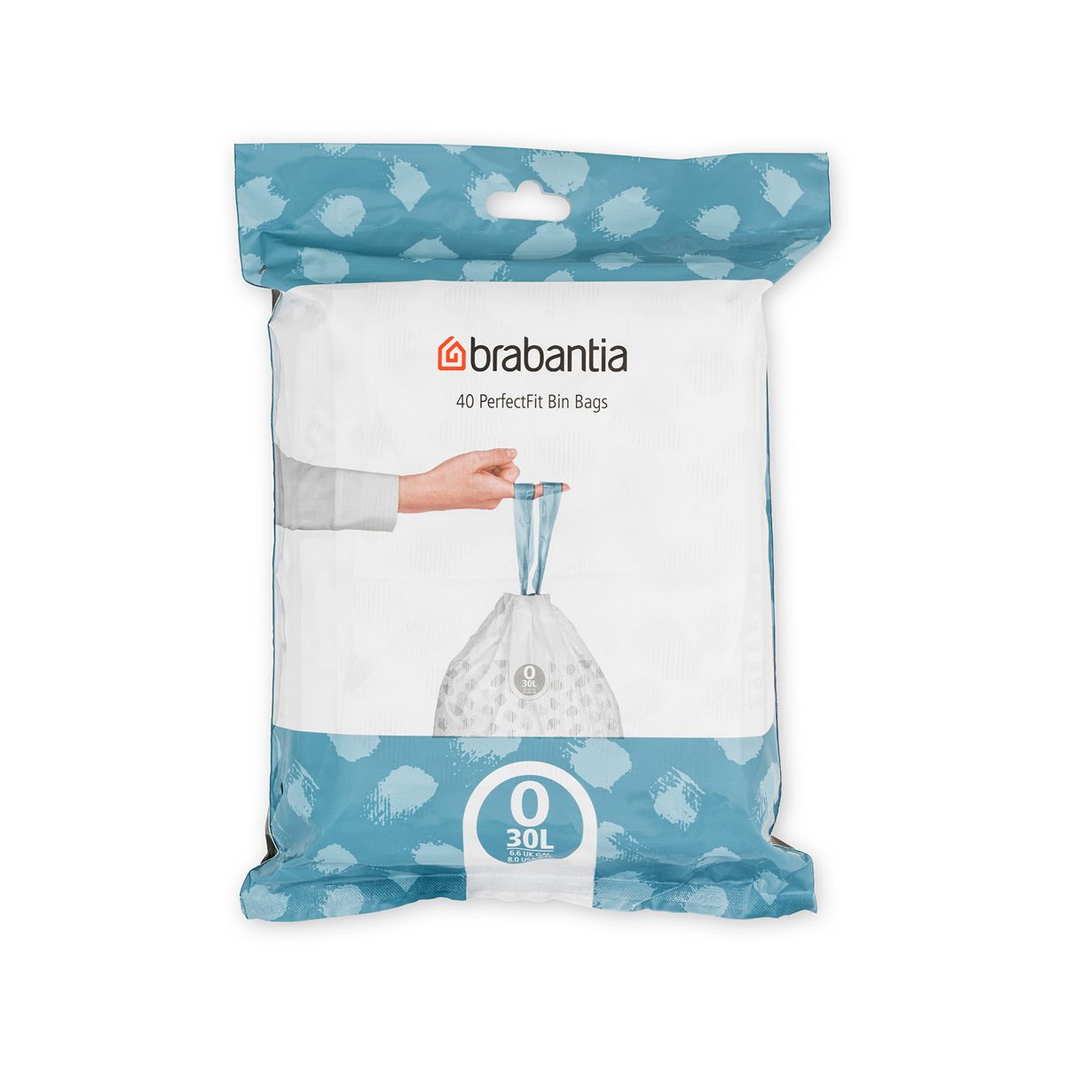 BRABANTIA - Bolsas de basura PerfectFit O 30L pack dispensador - White