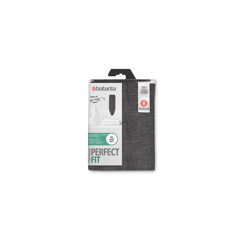 BRABANTIA - Funda tabla de planchar B 124x38 cm 2mm espuma - Denim Black