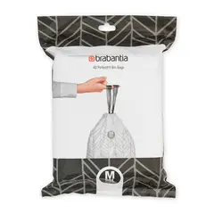 BRABANTIA - Bolsas de basura PerfectFit M 60LT 40 bolsas