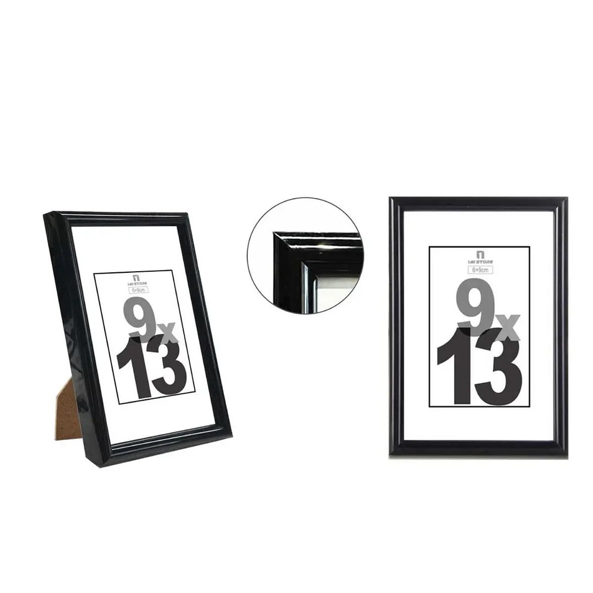 GENERICO - PORTAFOTO NEGRO 9x13cm