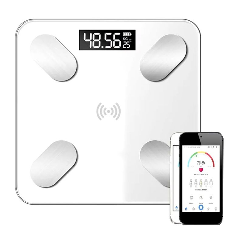 GENERICO - Peso Báscula Digital Balanza Bluetooth Inteligente Pesa Baño