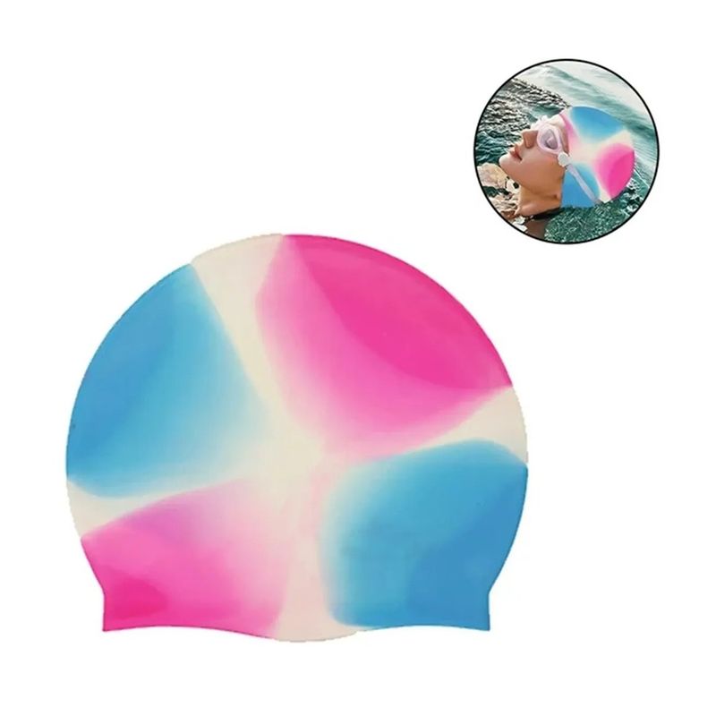 GENERICO - Gorro Piscina Natación Silicona Standar Gorra De Baño Elasti