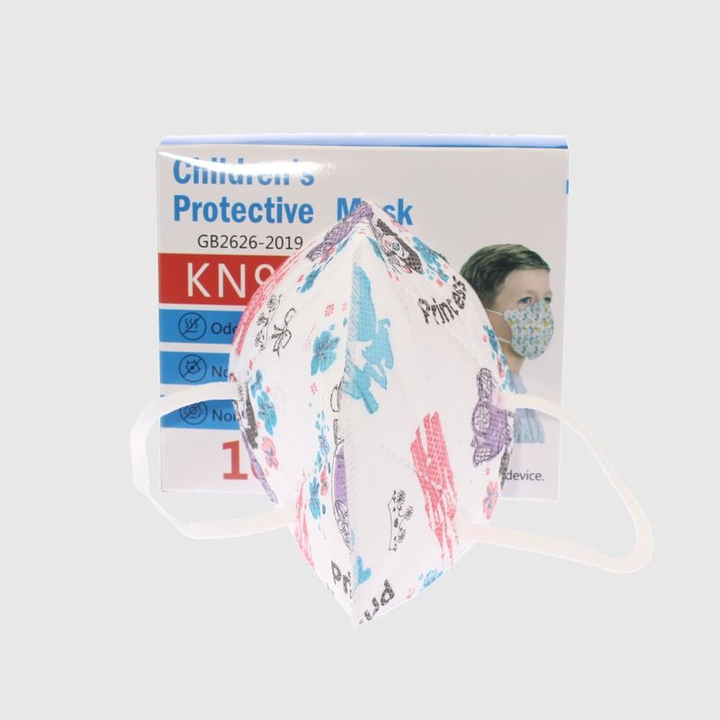 SOLLU - Pack 10 Mascarillas KN95 Niña Color Blanca
