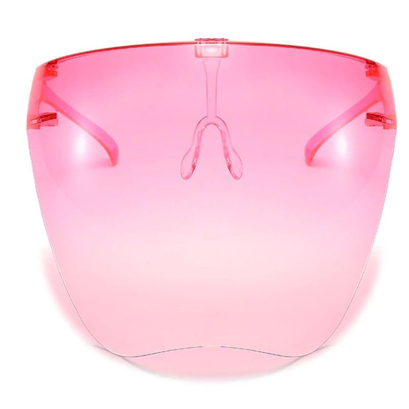 SOLLU - Escudo Rostro Completo Policarbonato Rosado Vía Franca