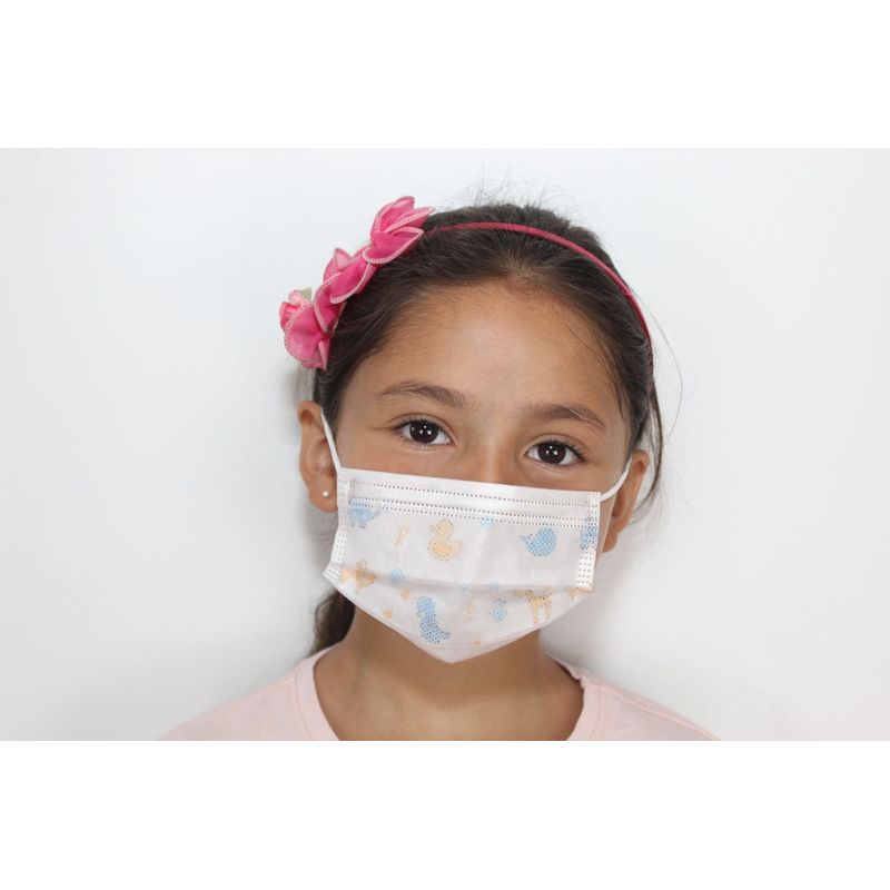 SOLLU - Pack X10 Mascarillas 3 Capas Niño Vía Franca