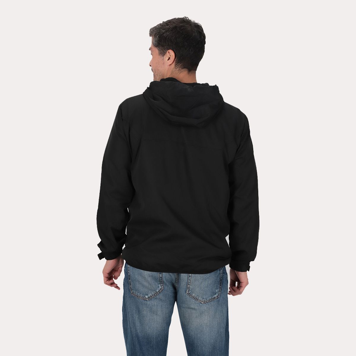 GANGSTER - Cortaviento Reversible Chill Negro Gangster