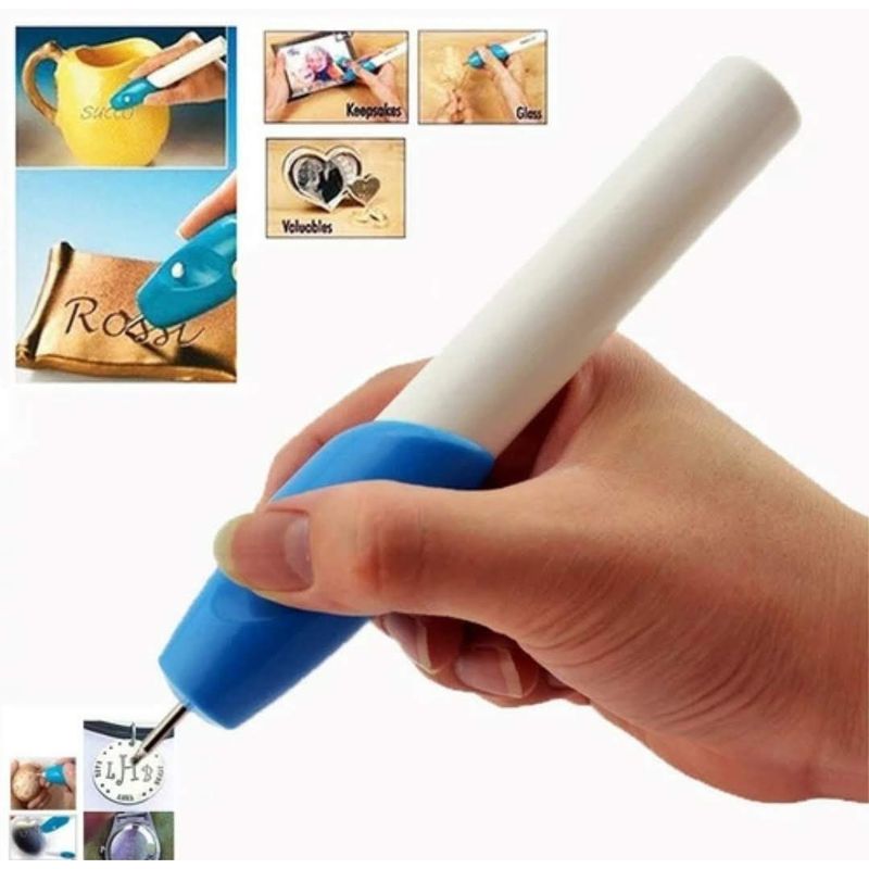 GENERICO - LAPIZ GRABADOR DE SUPERFICIE  METÁLICAS ,MADERA  ,VIDRIO ETC