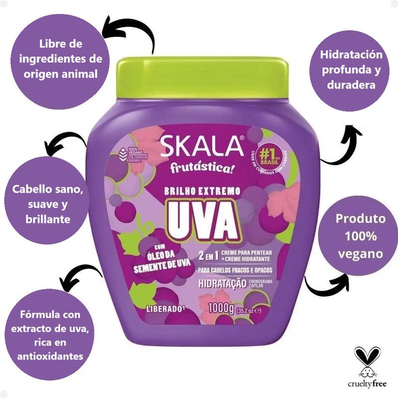 SKALA - MÁSCARA DE UVA 1000 G SKALA