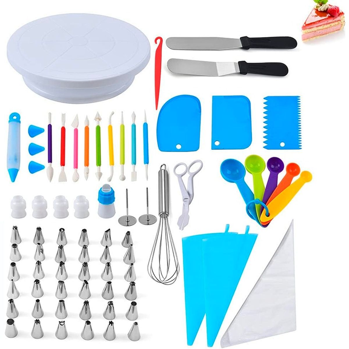 Set De 66 Herramientas Para Repostería Pastelería Decoración De Tortas, marca GENERICO - Foto Principal
