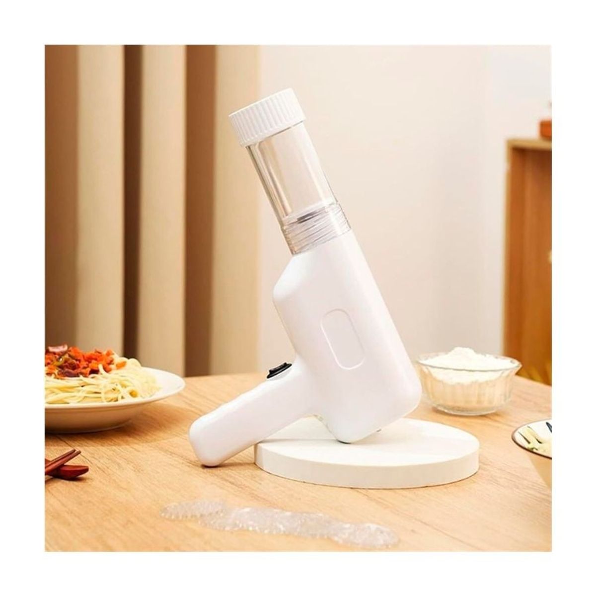 GENERICO - Máquina Para Pasta Portátil  Acero Inoxidable 6 Moldes